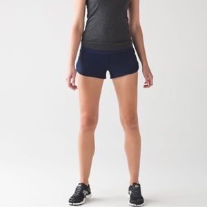Lululemon Speed Short (Mesh) Deep Navy, size 8, 2" inseam